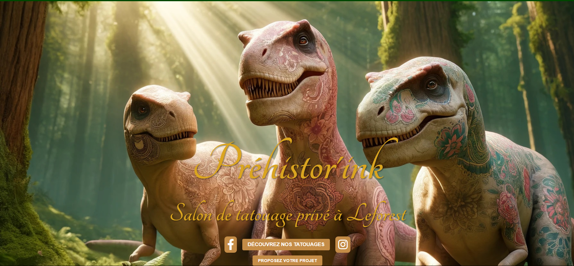 Découvrez nos réalisations sur Prehistorink.fr